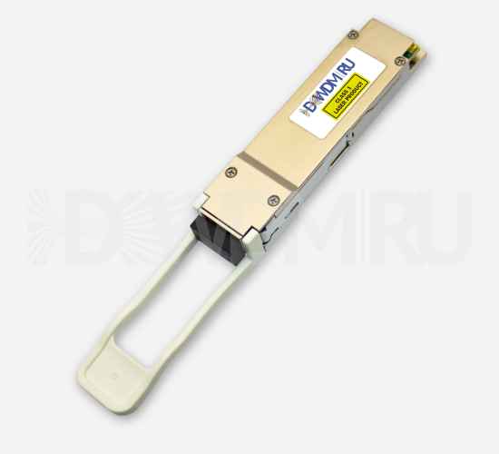 Оптический QSFP28 модуль двухволоконный одномодовый 100Гб/с, ER4, 40км, 2xLC, 1310 нм, DDM - ДВДМ.РУ (DSO-21-9D)