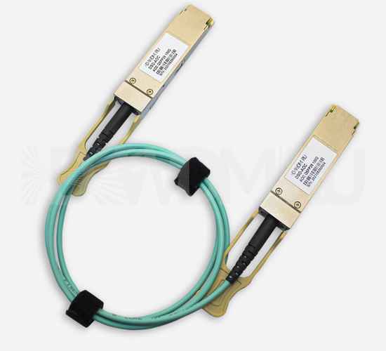 Active Optical Cable, QSFP28, 100 Гб/с, 1 м- ДВДМ.РУ (DSO-AOC-100-1)