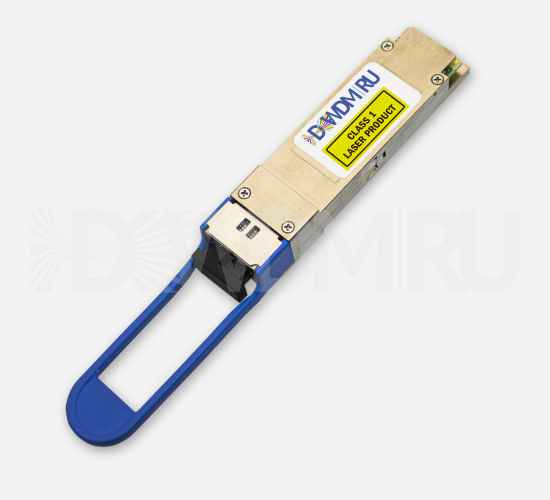 Оптический QSFP28 модуль двухволоконный одномодовый 100Гб/с, 2xLC, LR4, 1310 нм, 10 км, DDM - ДВДМ.РУ (DSO-21-2D)