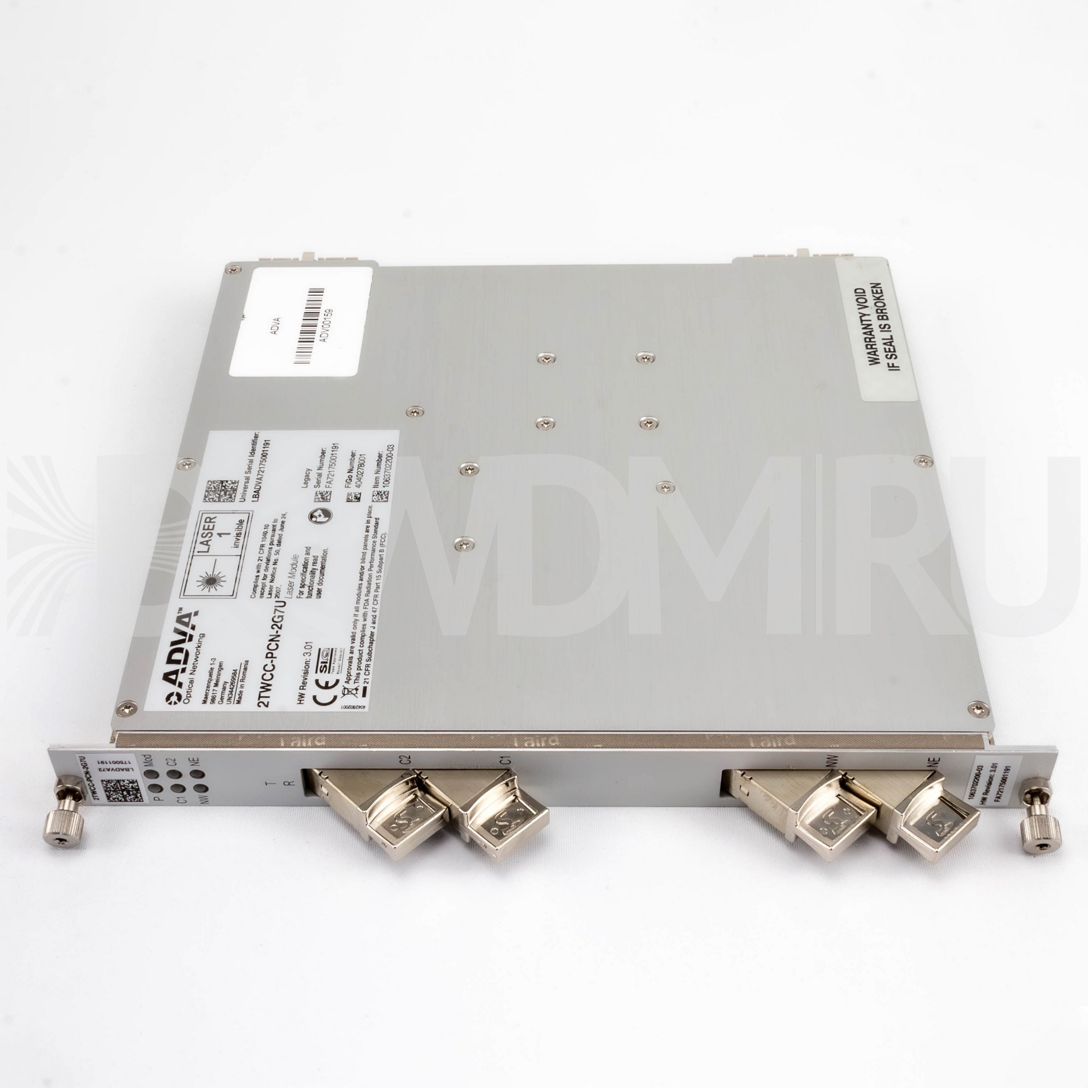 2TWCC-PCN-2G7U 2-port 2.5G Channel and TDM Card ADVA Optical pn1063702200-03