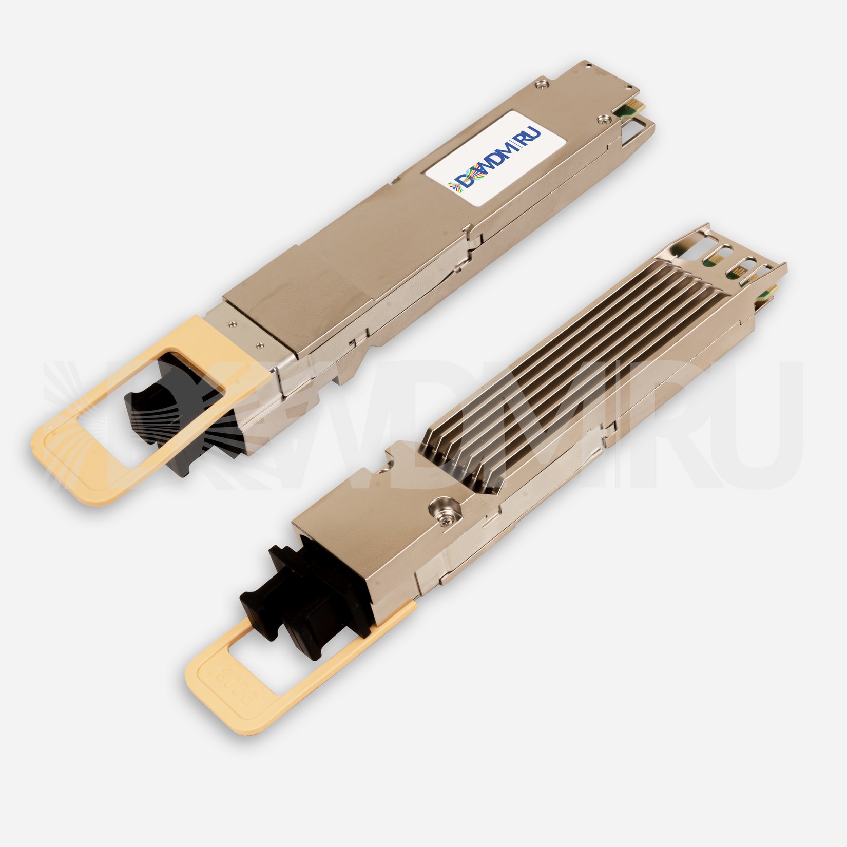 Mellanox MMS4X50-NM Compatible 800G 2xFR4/FR8 OSFP PAM4 1310nm 2km DOM Two LC Duplex InfiniBand NDR Transceiver Module for SMF (Finned Top)